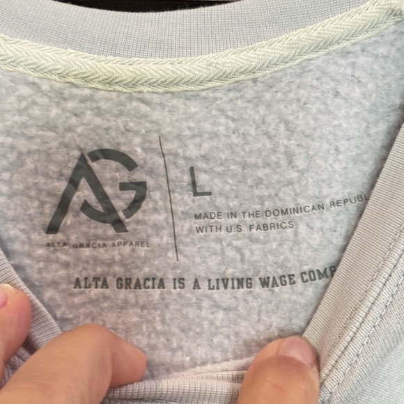 💰1100) NWOT CLAWS Cat Long Sleeve Grey Sweatshirt Sz L or 3X or Sm - Picture 3 of 7